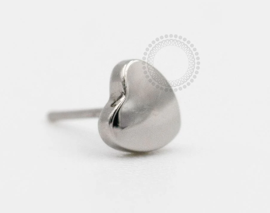 Plain Titanium Heart End