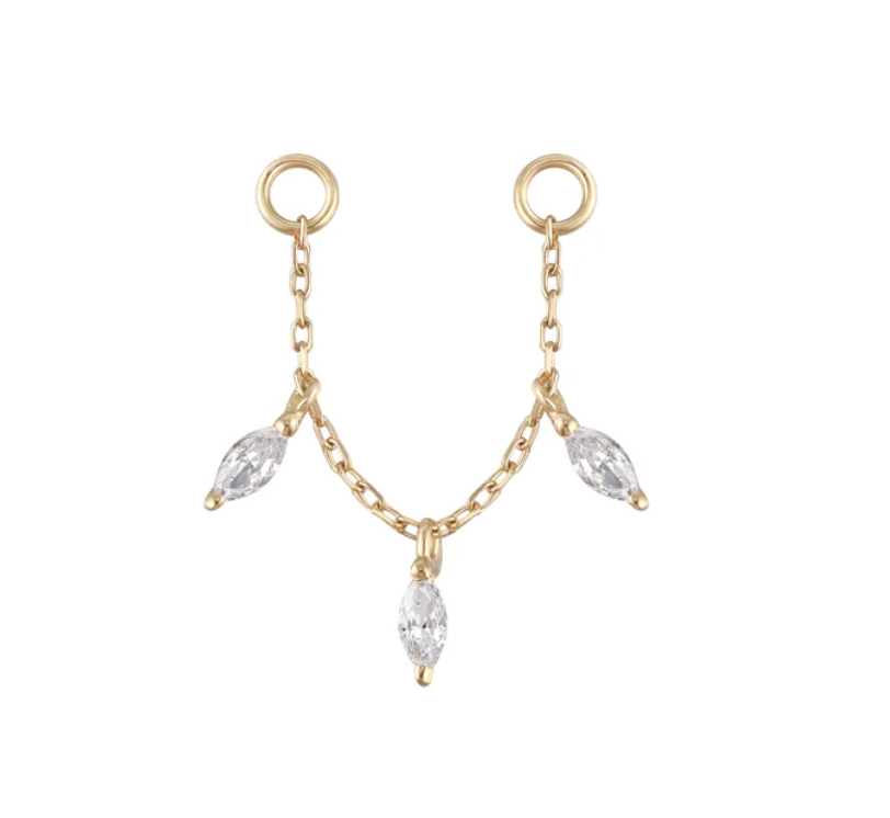 Lyric Chain Marquise CZ Buddha Jewellery Organics