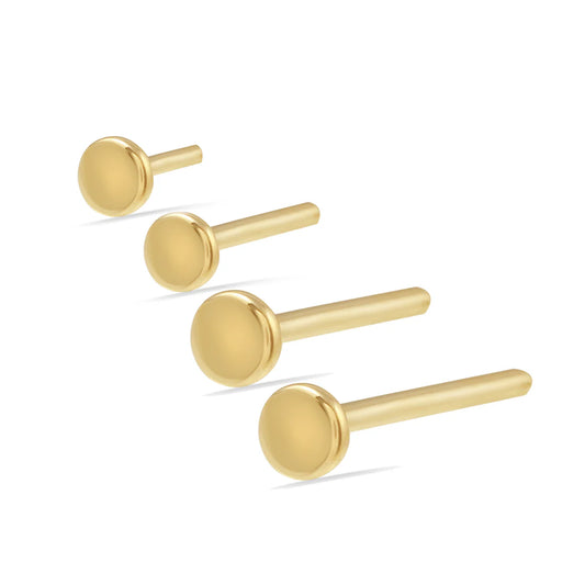 18g Threadless Gold Labret Post