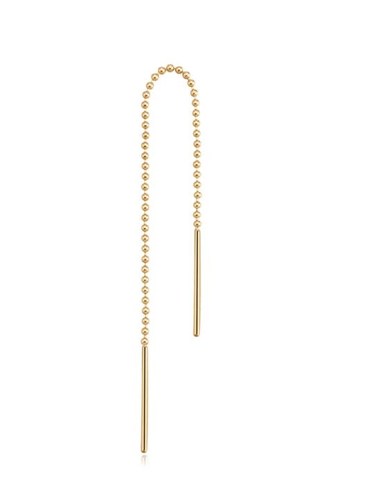 Ember Beaded Threader Earring