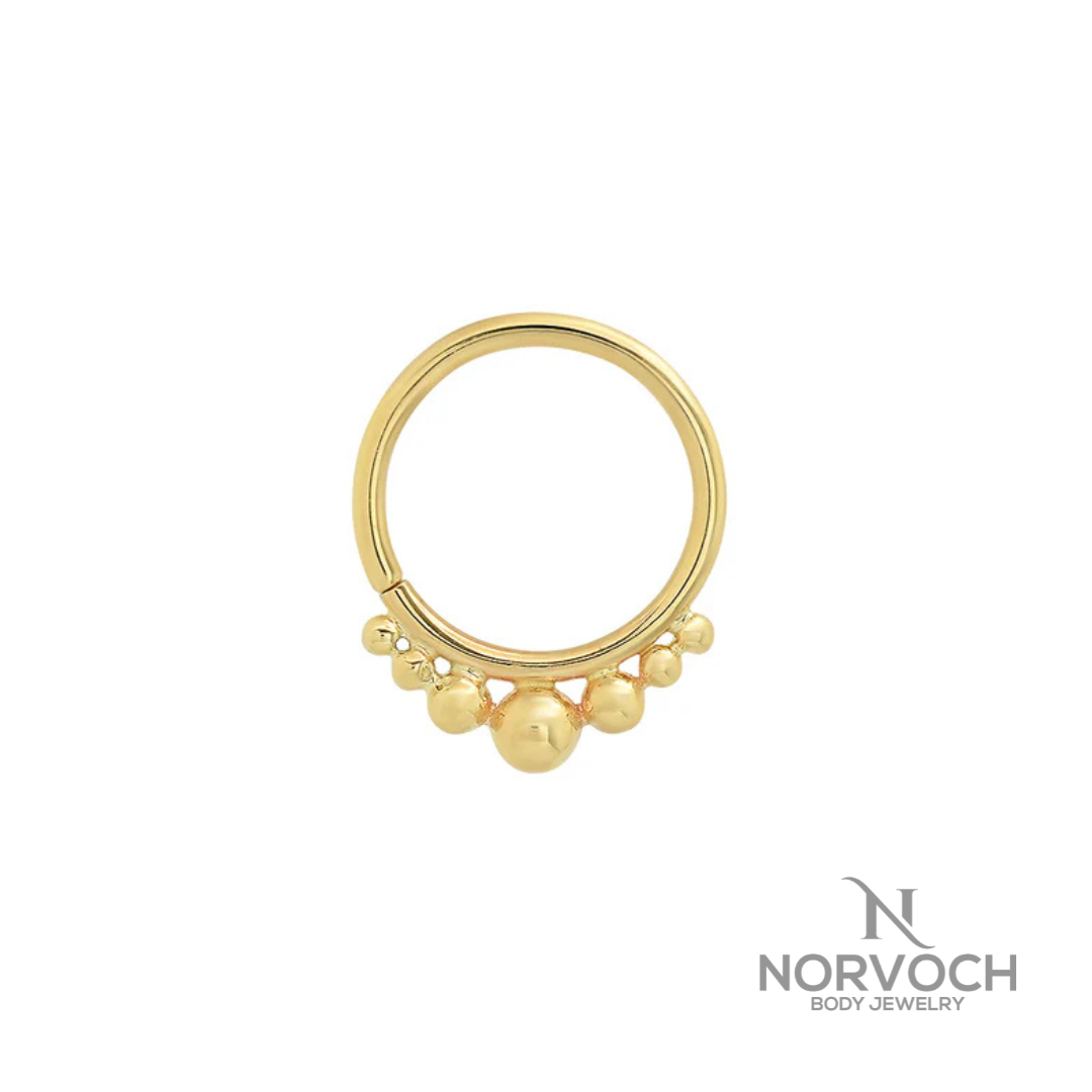 Norvoch Gradient Beaded Seamless Ring