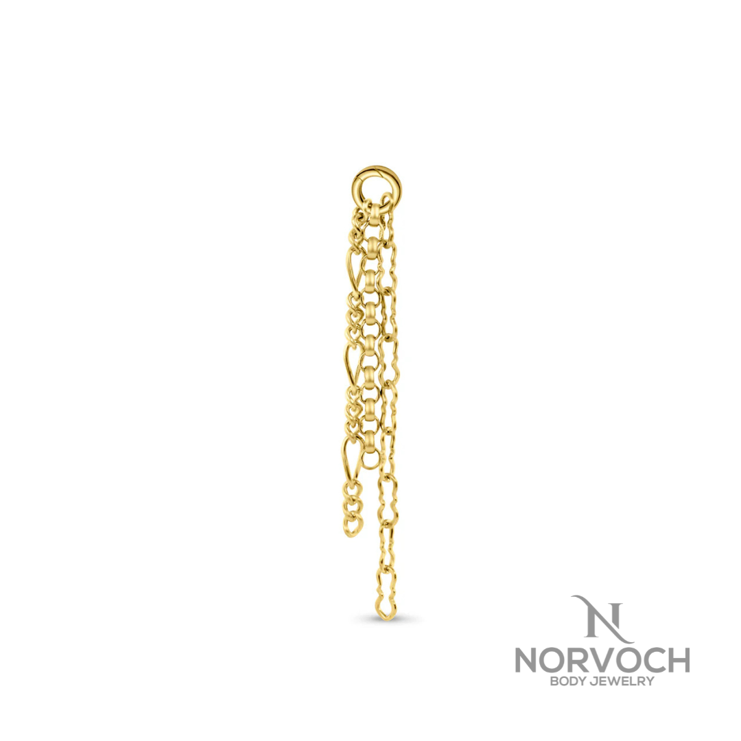 Norvoch Triple Chain Charm