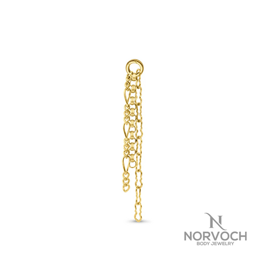 Norvoch Triple Chain Charm