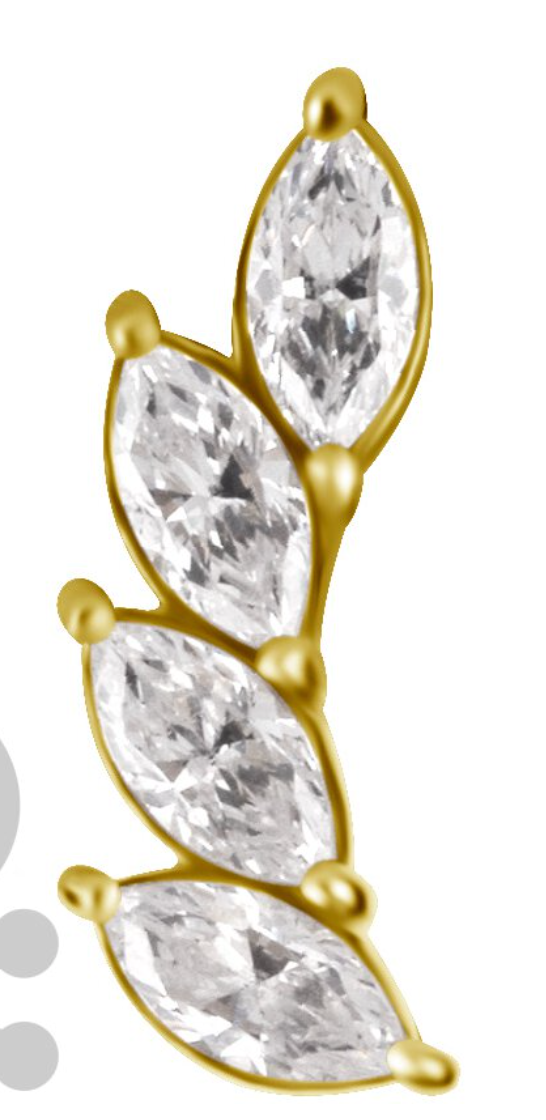 Trust 18k Marquise Garland Frontal
