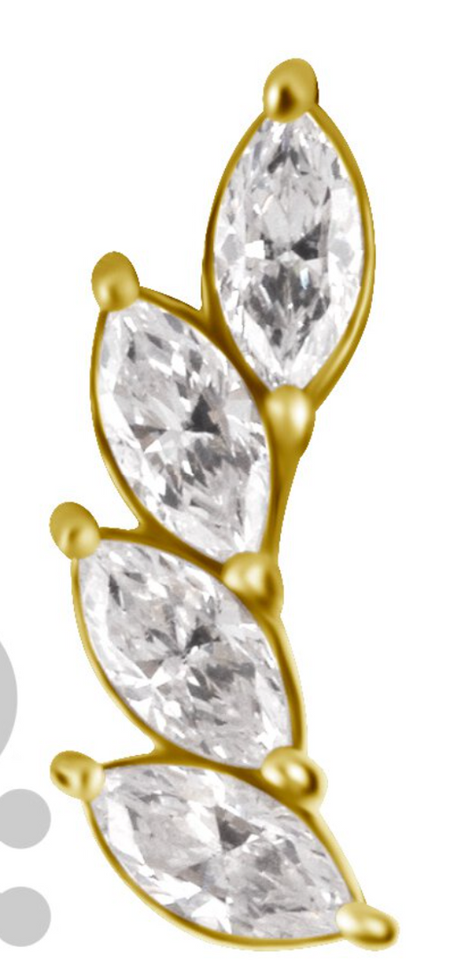 Trust 18k Marquise Garland Frontal
