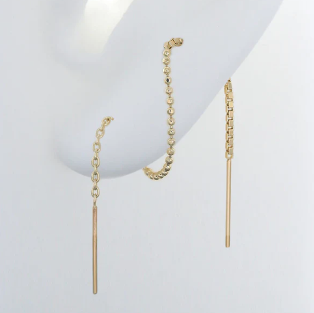 Pupil Hall HodgePodge Double Ended Chain Earring