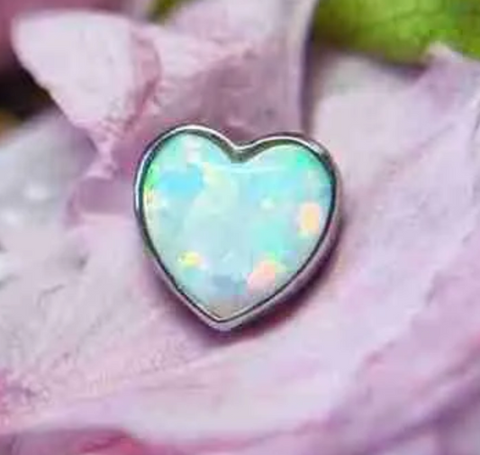 Opal Heart Titanium End