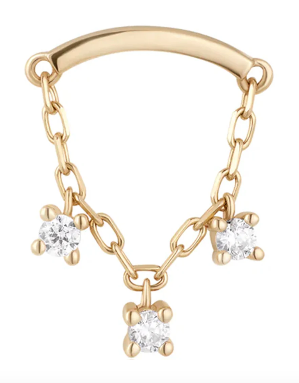 Ember Celeste Dangle Chain CZ End
