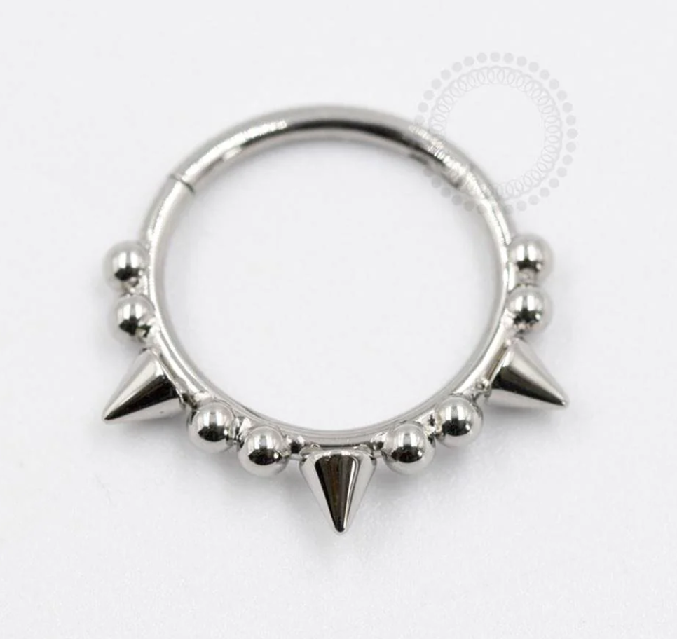 3 Spiked Clicker Ring