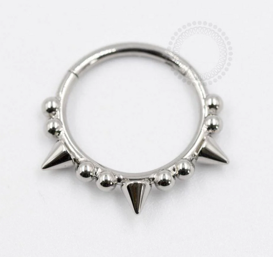 3 Spiked Clicker Ring