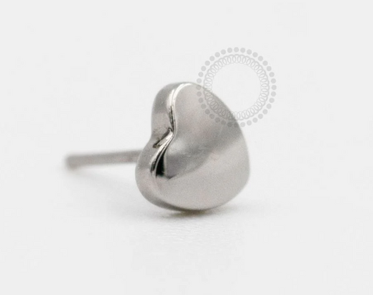 Plain Titanium Heart End