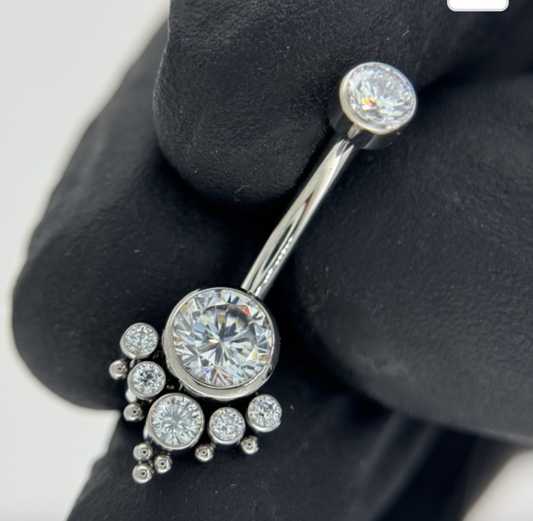 Aimia Bezelset Decorative Navel Bar