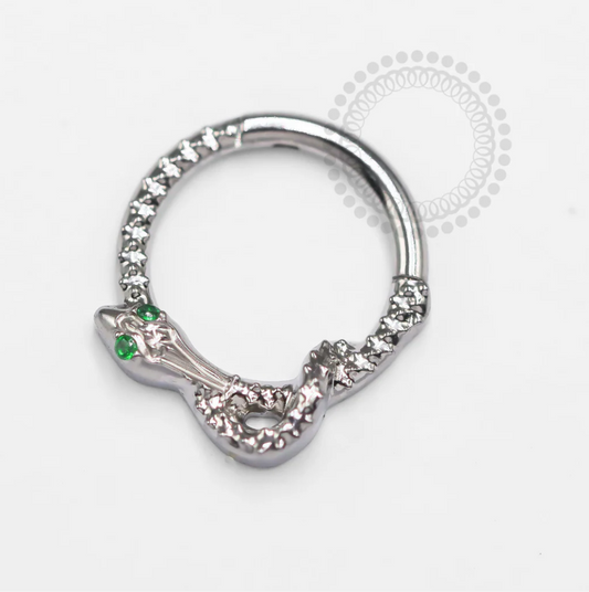 Angel Cobra Snake Clicker Ring (Nip Orientation)