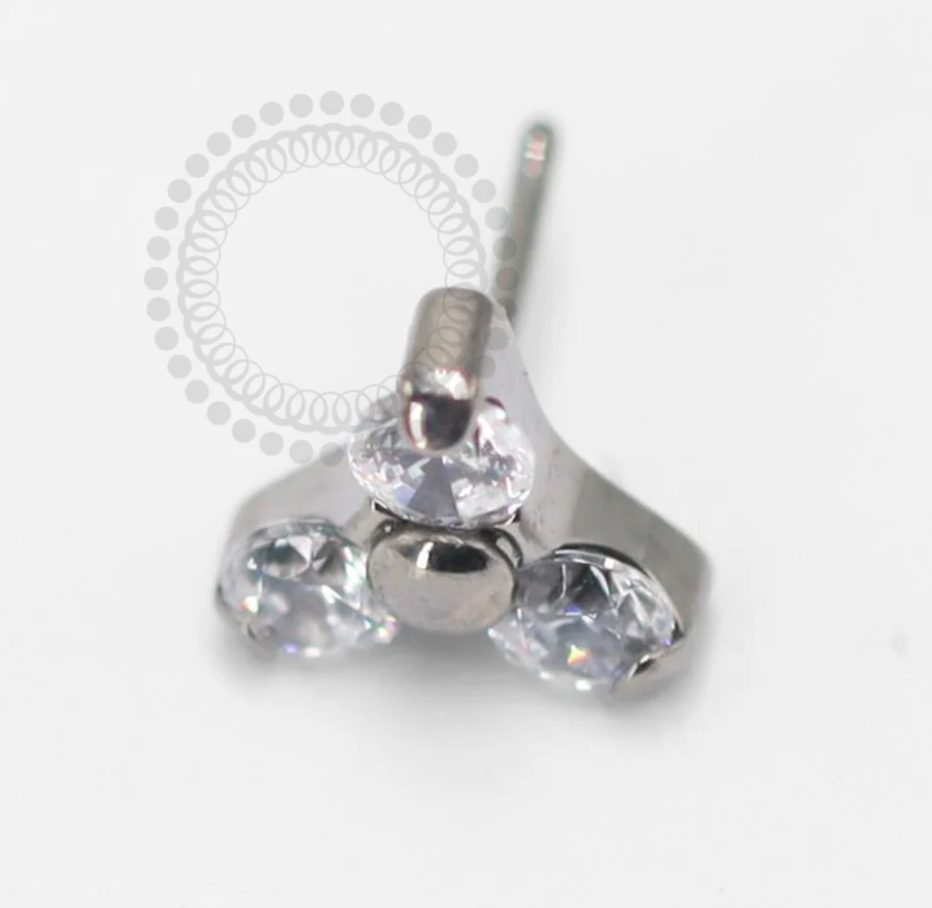 Titanium Trinity CZ End