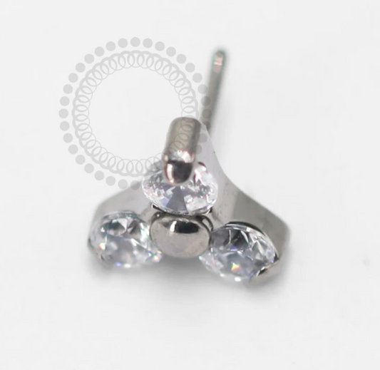 Titanium Trinity CZ End