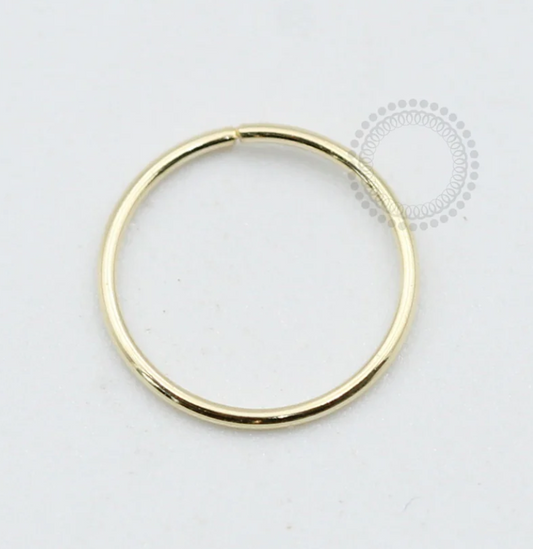 Angel Gold Plain Classic Seamless Ring