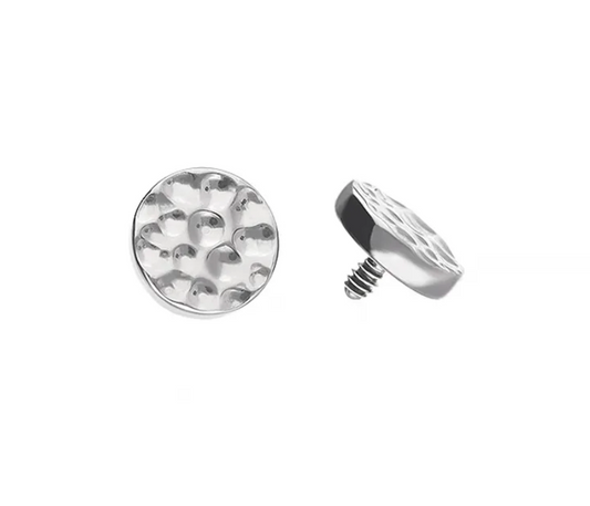 Titanium Hammered Disk 16g