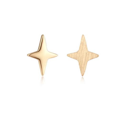Ember Flat Plain 4 Pointed Star