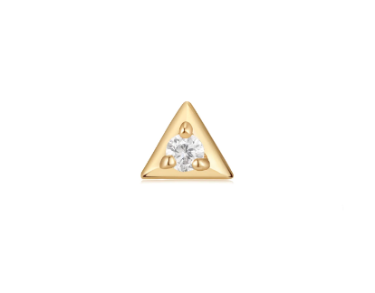 Ember Trixie Triangle Moissanite Gem End