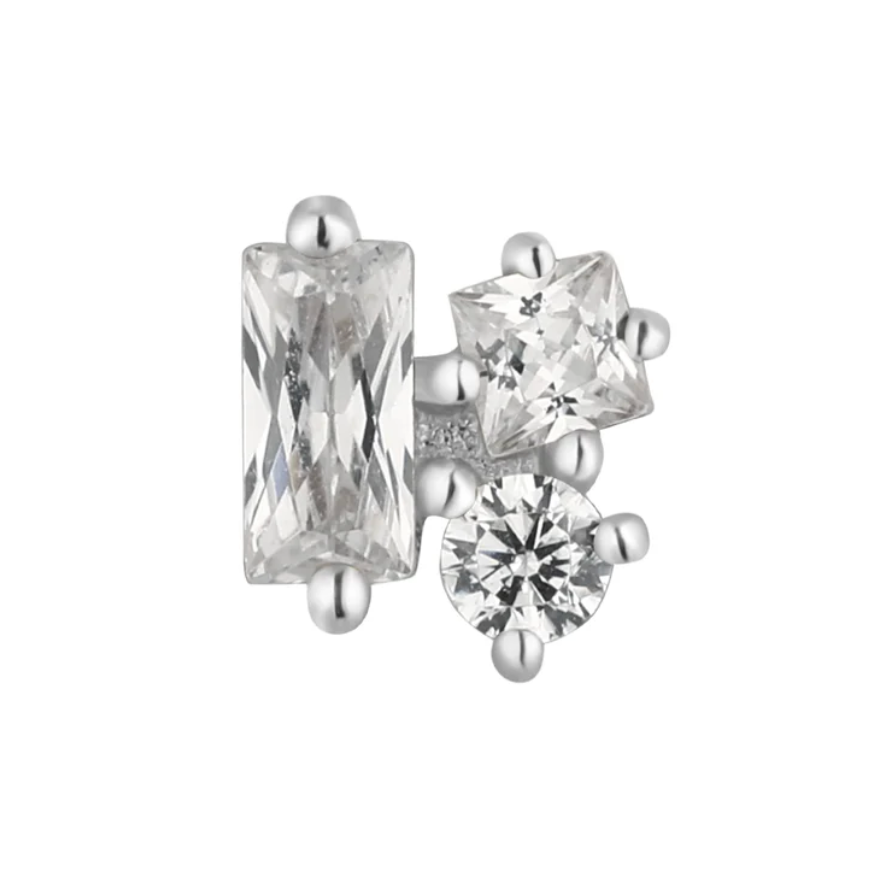 Mood Buddha jewellery Baguette CZ end Buddha Jewellery Organics