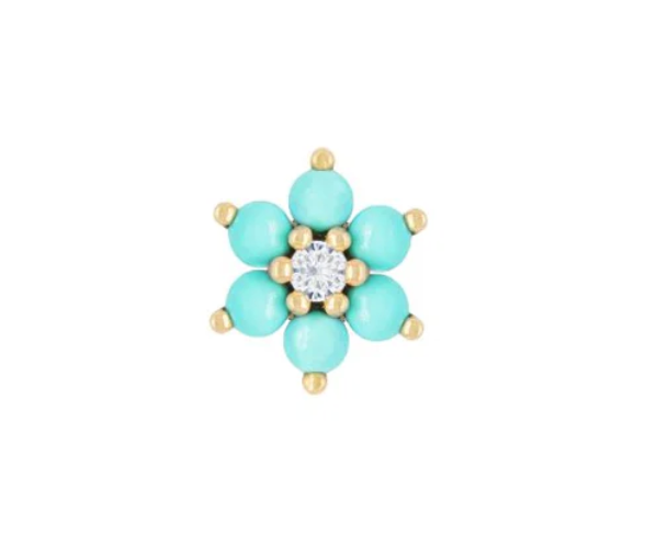 Cultivate Turquoise Flower End Buddha Jewellery Organics