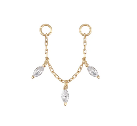 Lyric Chain Marquise CZ Buddha Jewellery Organics