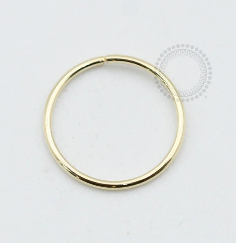 Angel Gold Plain Classic Seamless Ring