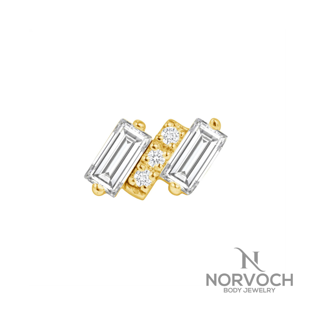 Norvoch Charlotte Double Baguette Gem End