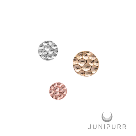 Hammered Disk End