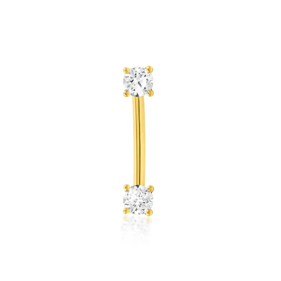 Junipurr Empress gem curved barbell