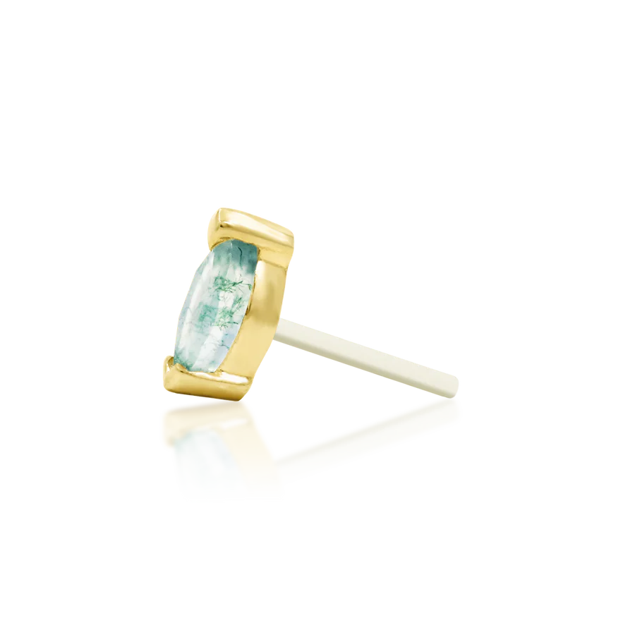 Junipurr Marquise Moss Agate End