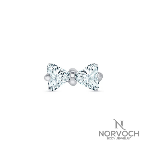 Norvoch Gemmed Bow Tie End