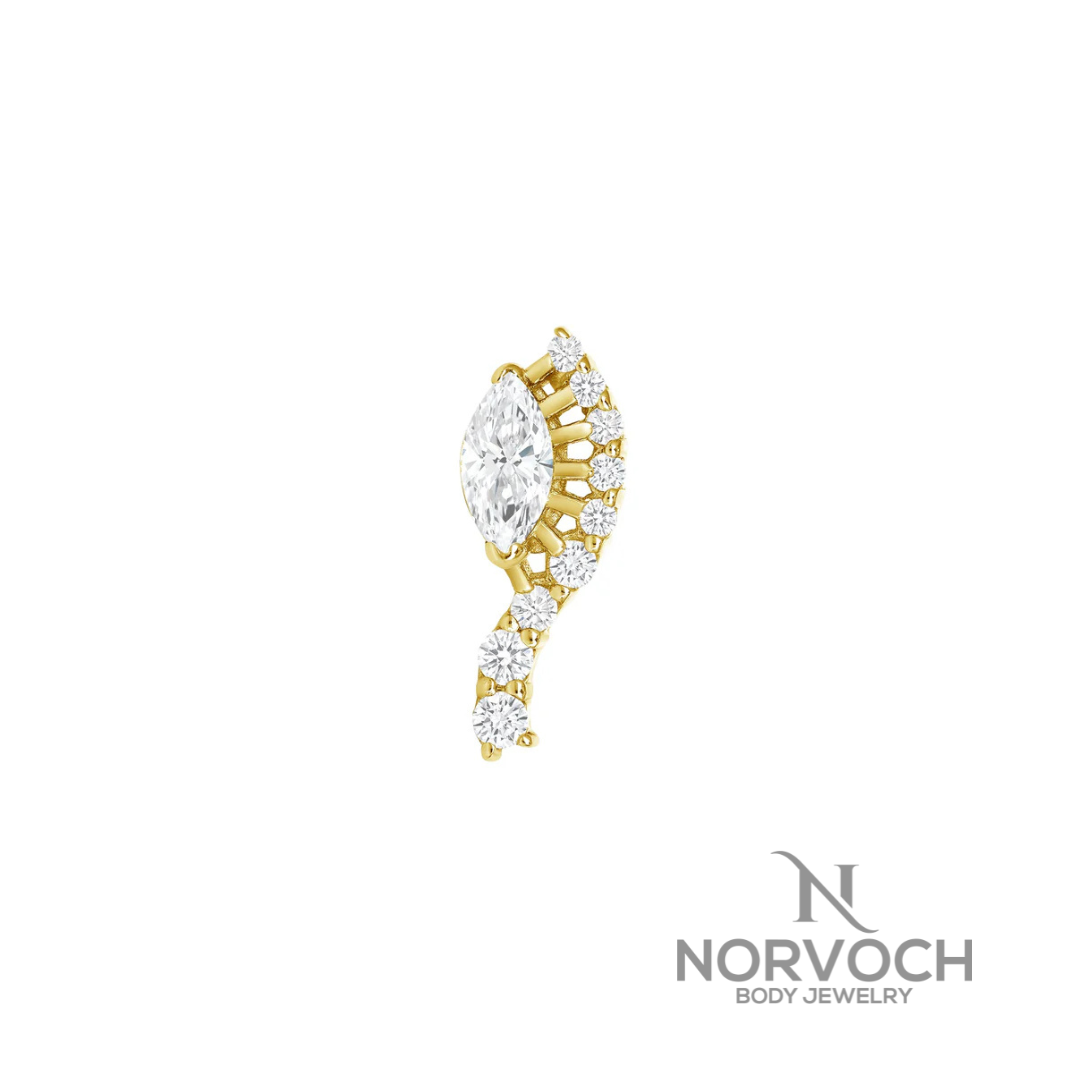 Norvoch Ninsi Marquise Curved End
