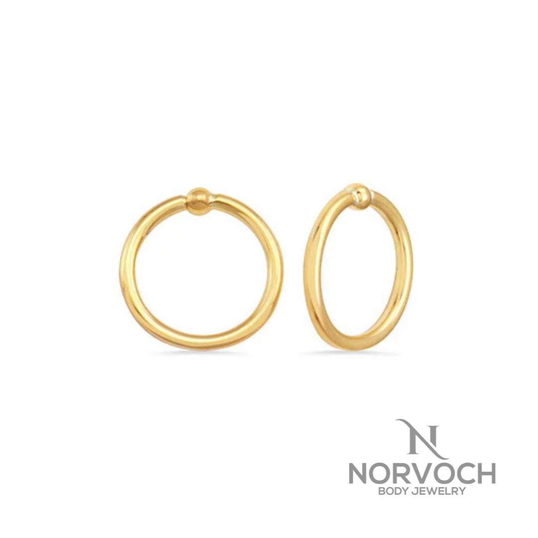 Norvoch Fixed Captive Bead Seamless Ring