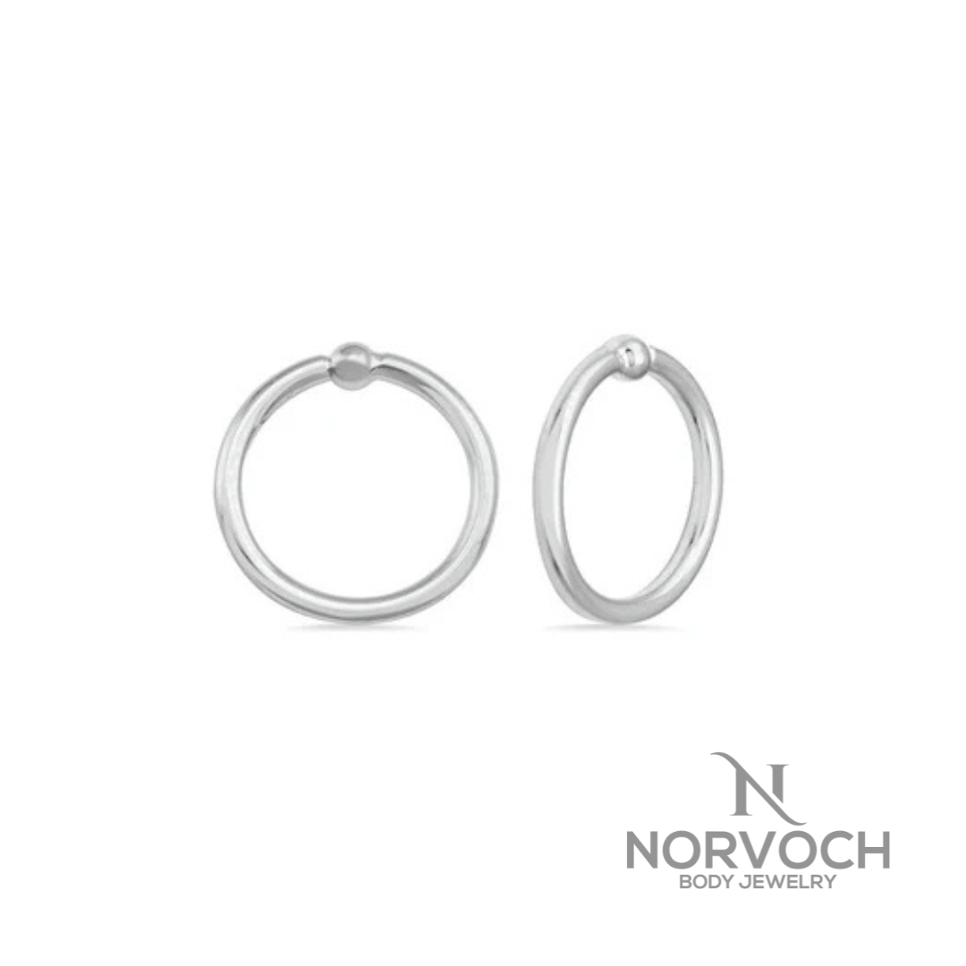 Norvoch Fixed Captive Bead Seamless Ring